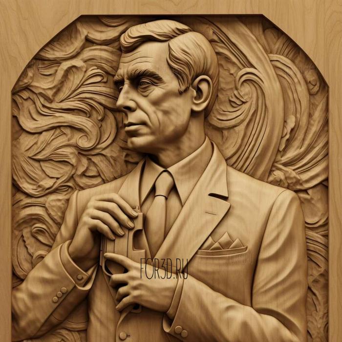 james bond 1 stl model for CNC